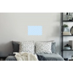 Schaakbord - Klassiek - Blauw Muursticker klein 286 -slaapkamer
