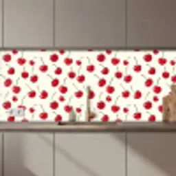 Kersen - Minimalistisch - Rood keuken achterwand 2 middel 871 zz_3dshopping