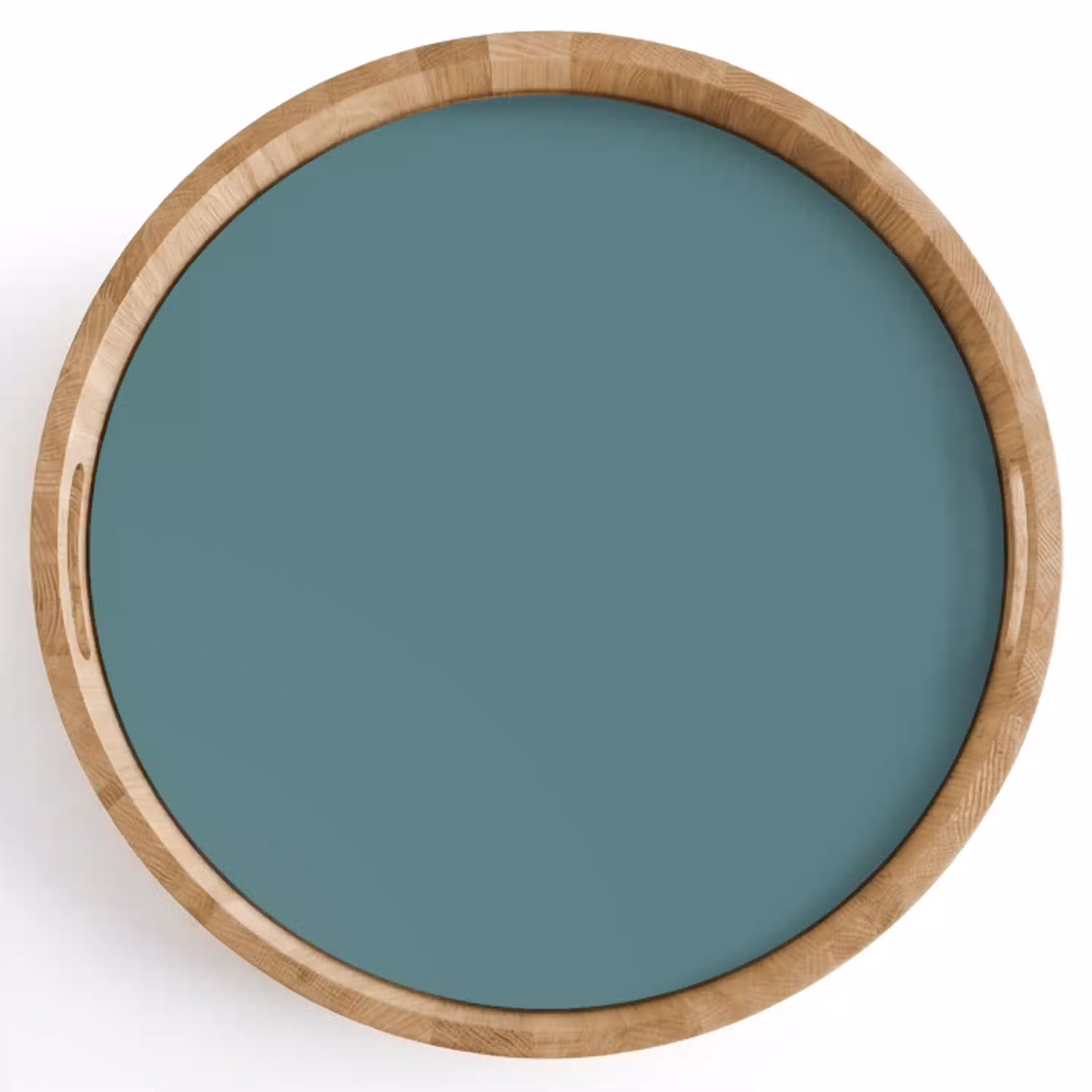 Serene - Teal - Blauw Dienblad Rond middel 914 -z3d_shopping