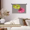 Planten - Anthurium - Groen - Roze Wandkleed katoen klein -sfeer1