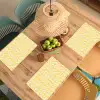 Frans - Citroen - Strepen - Geel - Groen Placemat vinyl groot 368 -zzsfeer5_Kitchenyeah-website