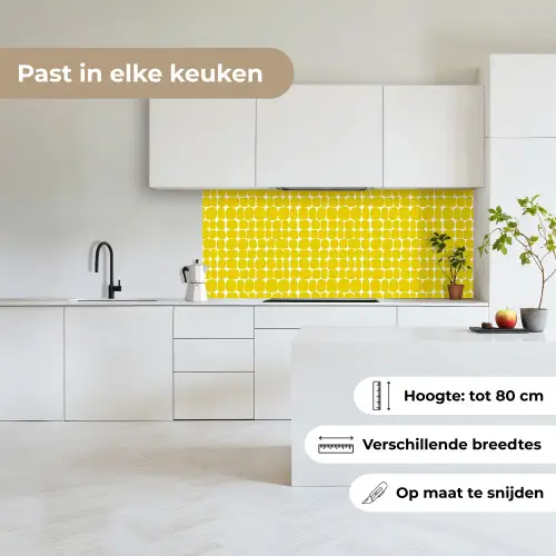 Stippen - Modern - Geel keuken achterwand 2 middel 871 -sfeer4_NL