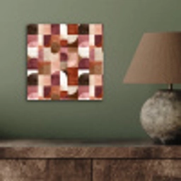 Geometrie - Modern - Retro aluminium wit klein 46 -sfeer2