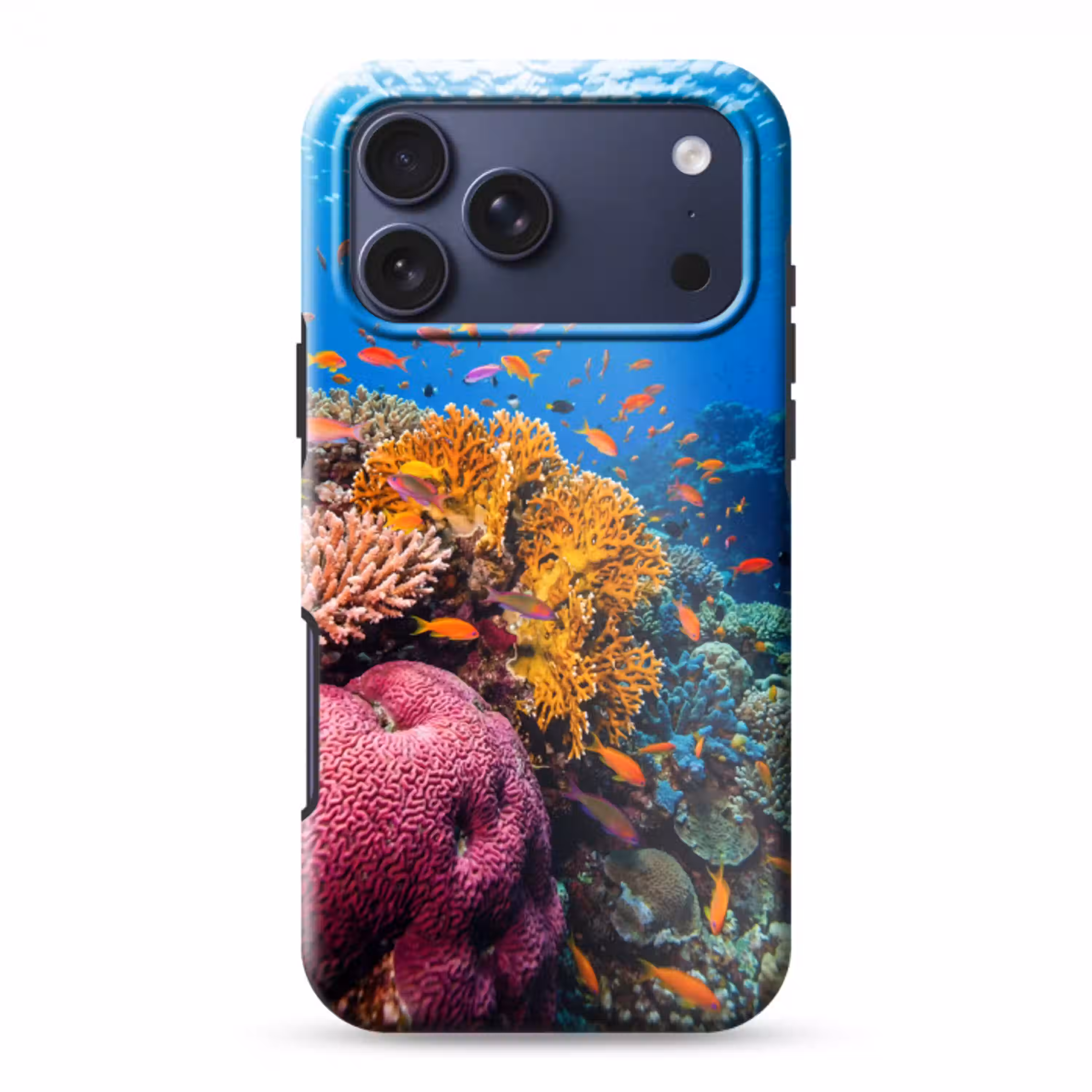 Koraal - Vissen - Oceaan - Natuur - Kleurrijk Toughcase MagSafe Apple iPhone 17 Pro Max klein -3d