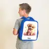 Popke puppy Kinderrugzak - Blauw middel -sfeer2