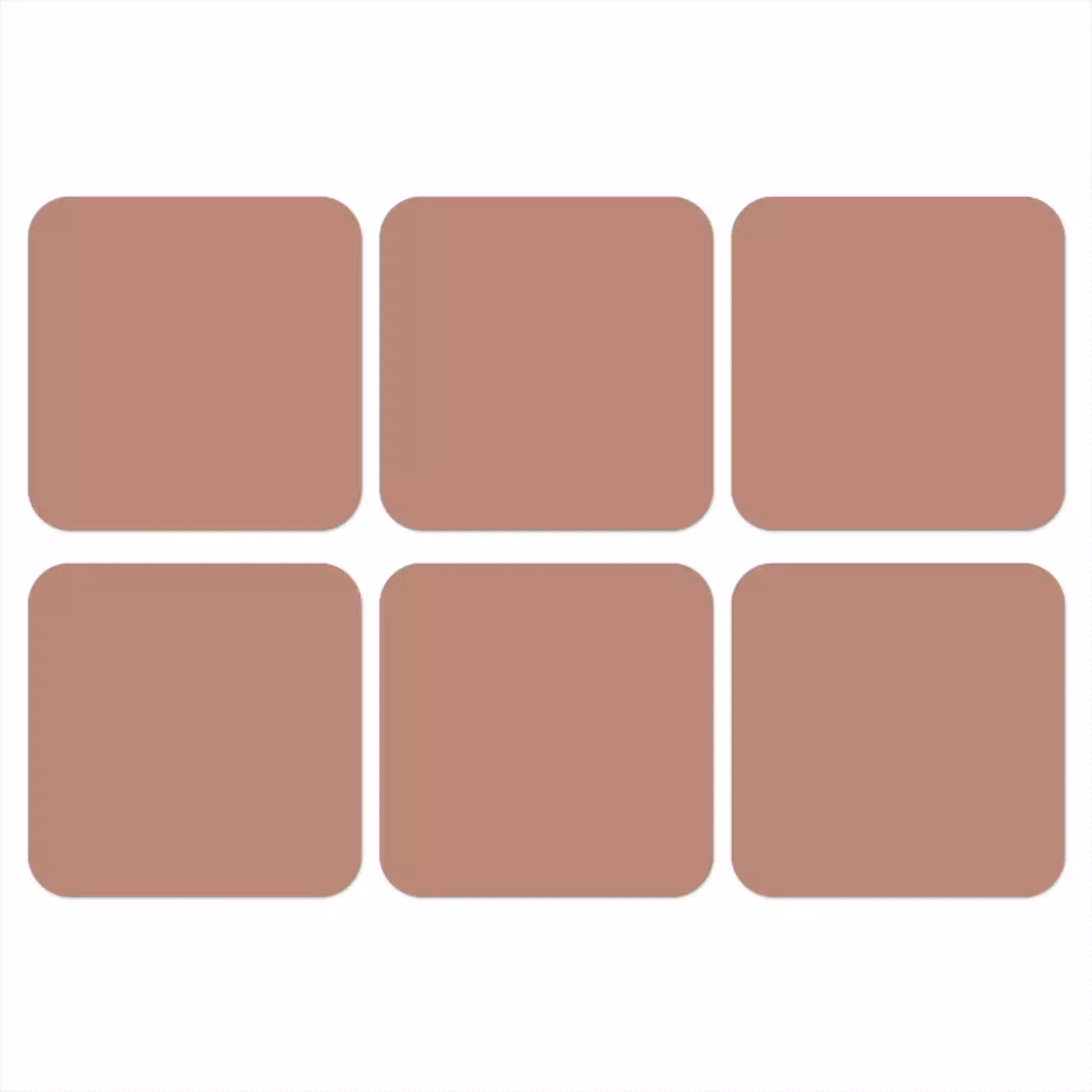 Earthy - Blusher - Roze onderzetter kurk middel 366 -3d