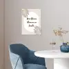 Bloemen - Quote - Zomer - Beige poster papier klein -sfeer3