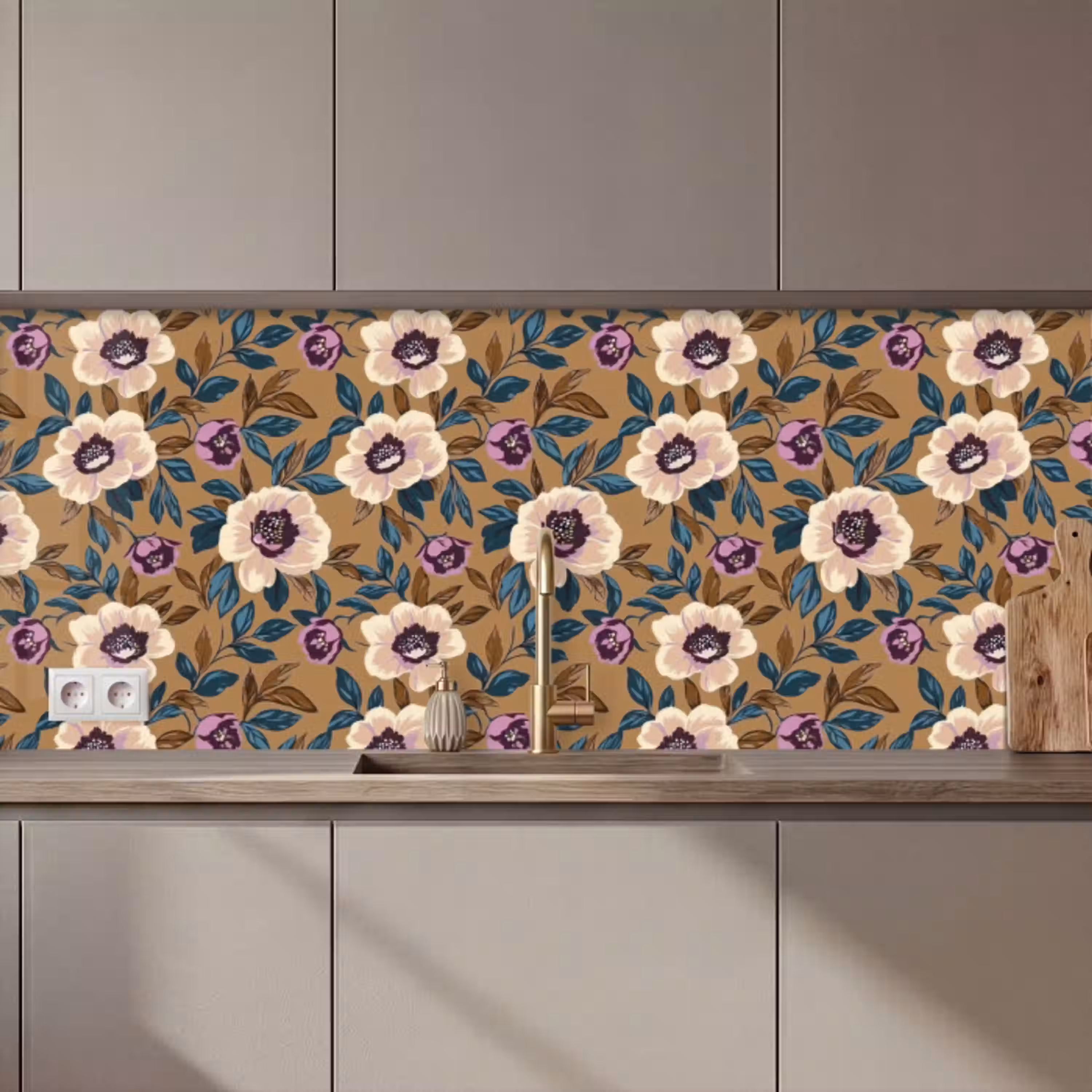 Floraal - Stilleven - Kleurrijk keuken achterwand 2 middel 871 zz_3dshopping
