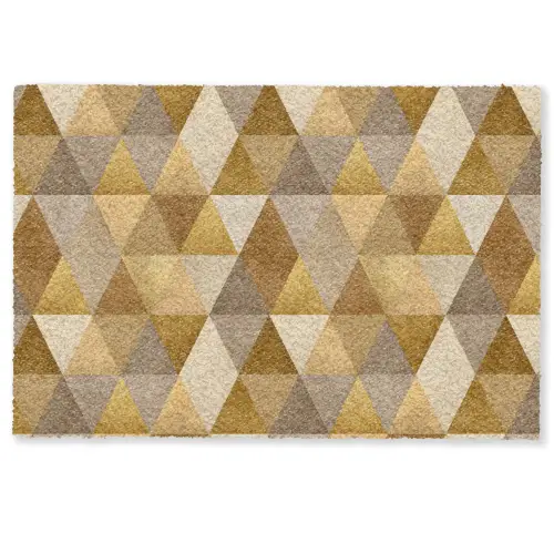 Geometrisch - Driehoek - Goud Deurmat klein 898 -zkaufland3d