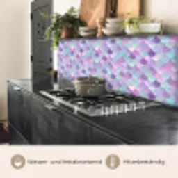 Dromerig - Zeemeermin - Pastel keuken achterwand 2 middel 871 -usp_DE