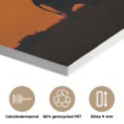 Olifanten - Savanne - Zonsondergang PET vilt middel -closeup_NL