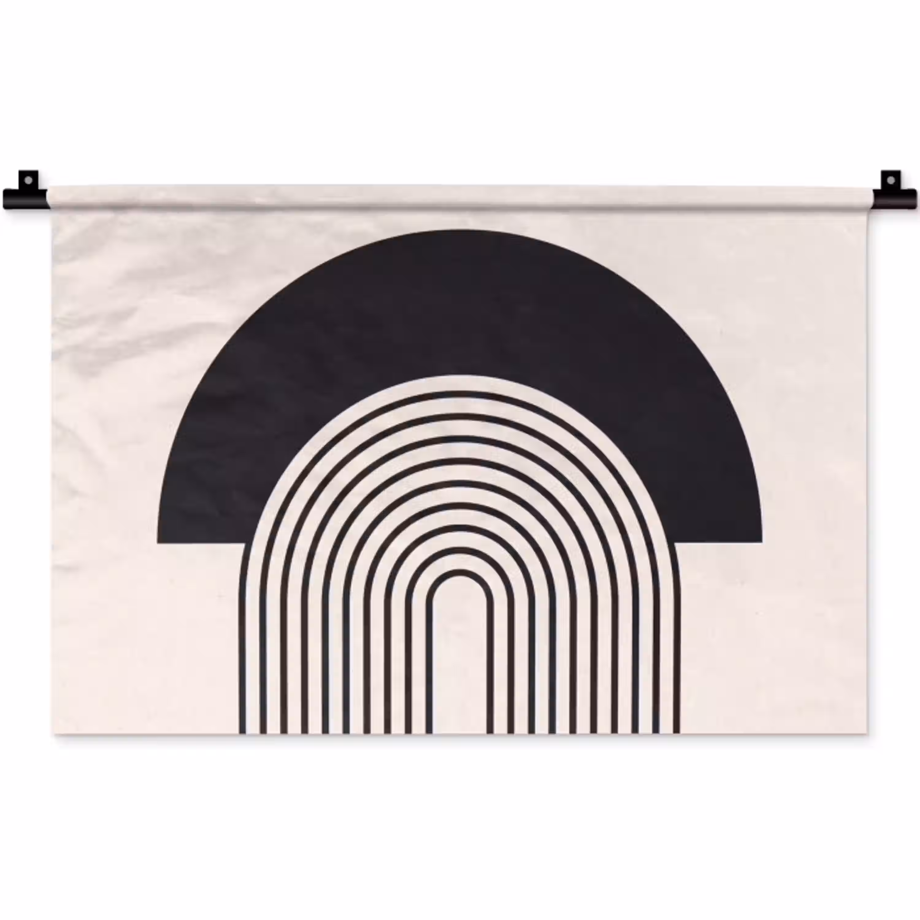 Abstract - Boog - Modern Wandkleed katoen klein -zz3d