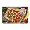 Pizza - Hart - Pepperoni - Tomaat Placemat vinyl groot -zzzproduct_Kitchenyeah-website