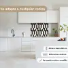 Bogen - Tegels - Marmer - Zwart - Wit keuken achterwand 2 middel 865 -sfeer4_ES