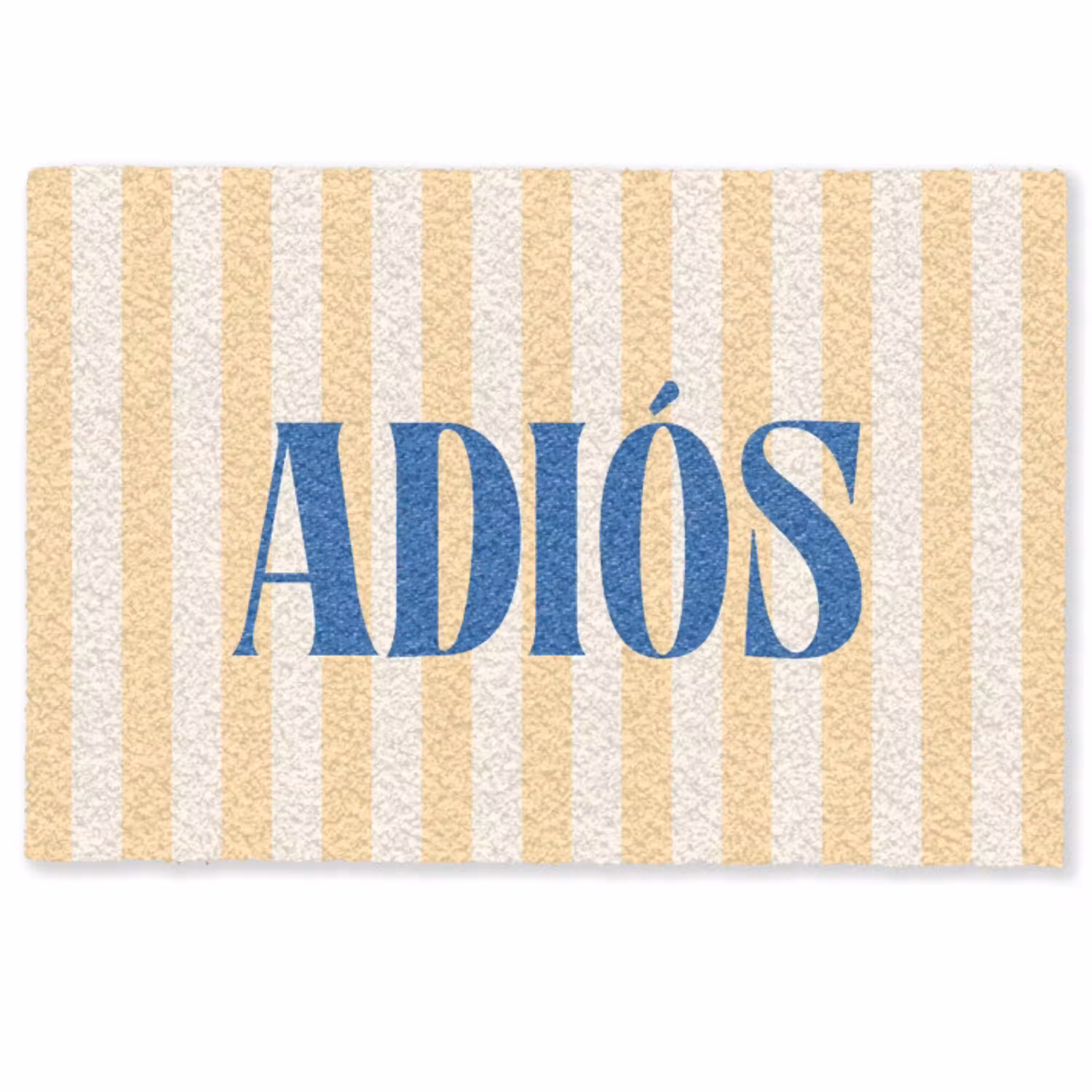 Blauw - Geel - Strepen - Adiós Deurmat klein -zkaufland3d