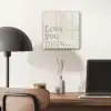 Minimalistisch - Love - Beige plexiglas 5mm klein -sfeer6