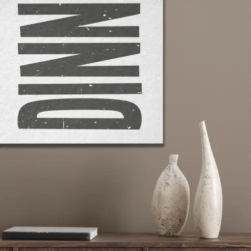 Zwart - Decoratie - Vintage - Eten PET vilt klein -sfeer6_closeup