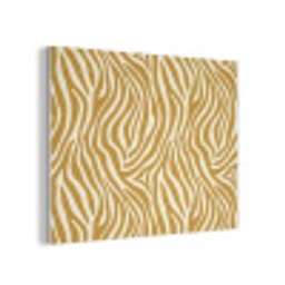 Zebra - Klassiek - Oker - Geel PET vilt klein 837 -3d