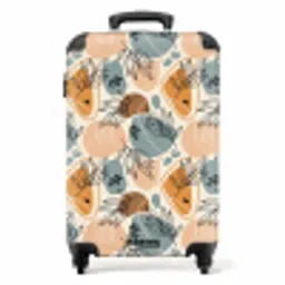 Boho - Zachte aardetinten NBS - Handbagage koffer - Unisex middel -productfoto_recht