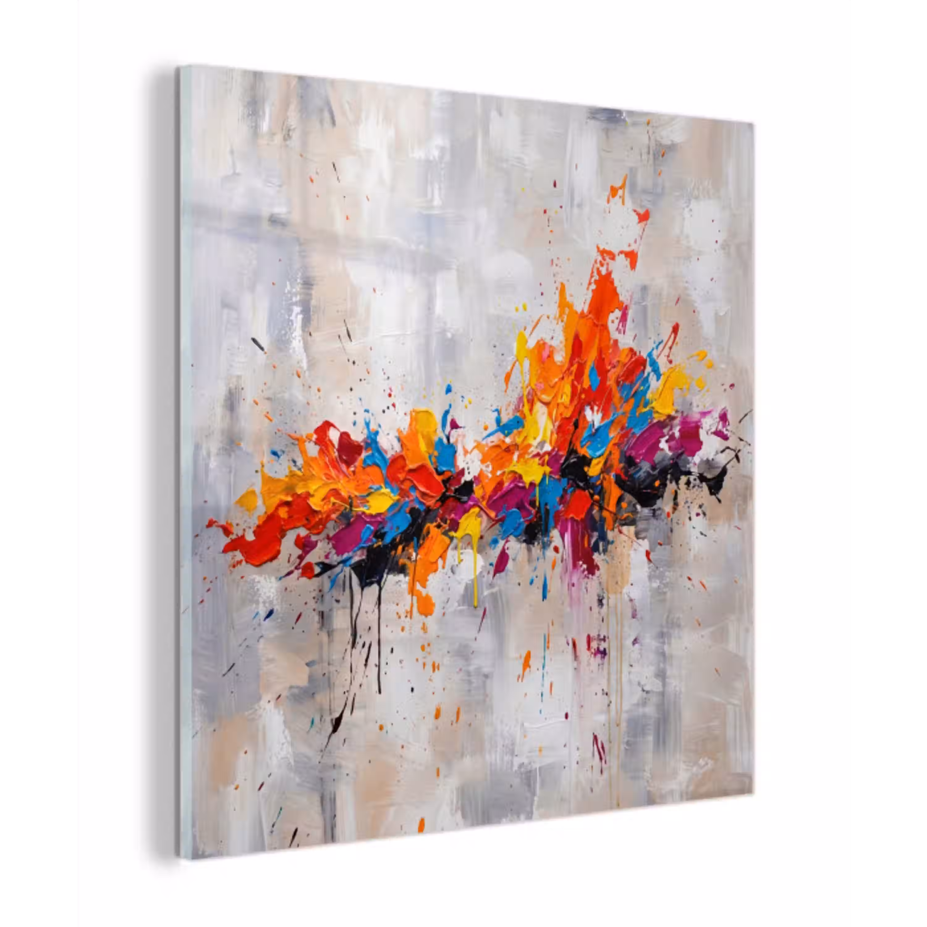Abstract - Schilderij - Kleurrijk - Dynamisch plexiglas 5mm klein -z3d