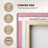 Roze - Patroon - Lijnen canvas 2cm xxl 828 -sfeer2