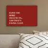 Rood - Quote - Liefde canvas 2cm klein -sfeer3