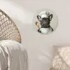 Bril - Hond - Kok Wandcirkel plexiglas klein -sfeer5