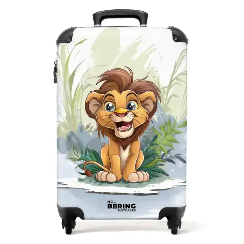 Lenny leeuwtje Koffer - NBS - Handbagage middel -productfoto_recht
