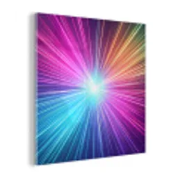 Abstract - Light - Burst - Modern - Colorful plexiglas 5mm klein -z3d