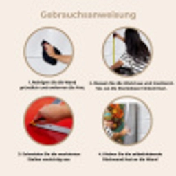 Portret - Vrouw - Kleurrijk - Expressief keuken achterwand 2 middel -gebruiksaanwijzing_DE