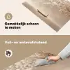 Bloesems - Wit - Boot - Minimalistisch Inductie beschemer met haakjes klein -ky-schoon-nl