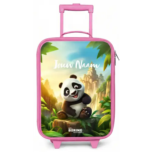 Peter Panda Kinderkoffer - Roze klein -zz3dotto