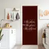 She plans she glows she achieves - Rood - Cursief deurposter klein -sfeer5
