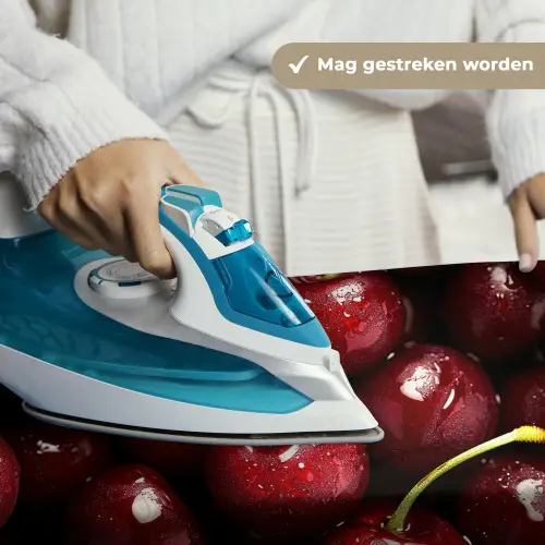 Rood - Fruit - Kersen Wandkleed katoen klein -sfeer9