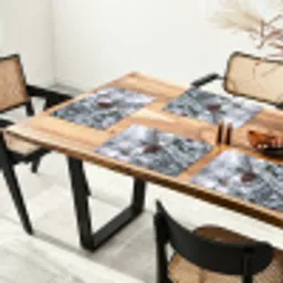 Dennenappel - Tak - Sneeuw - Winter - Sfeervol Placemat vinyl groot -zzsfeer4_Kitchenyeah-website