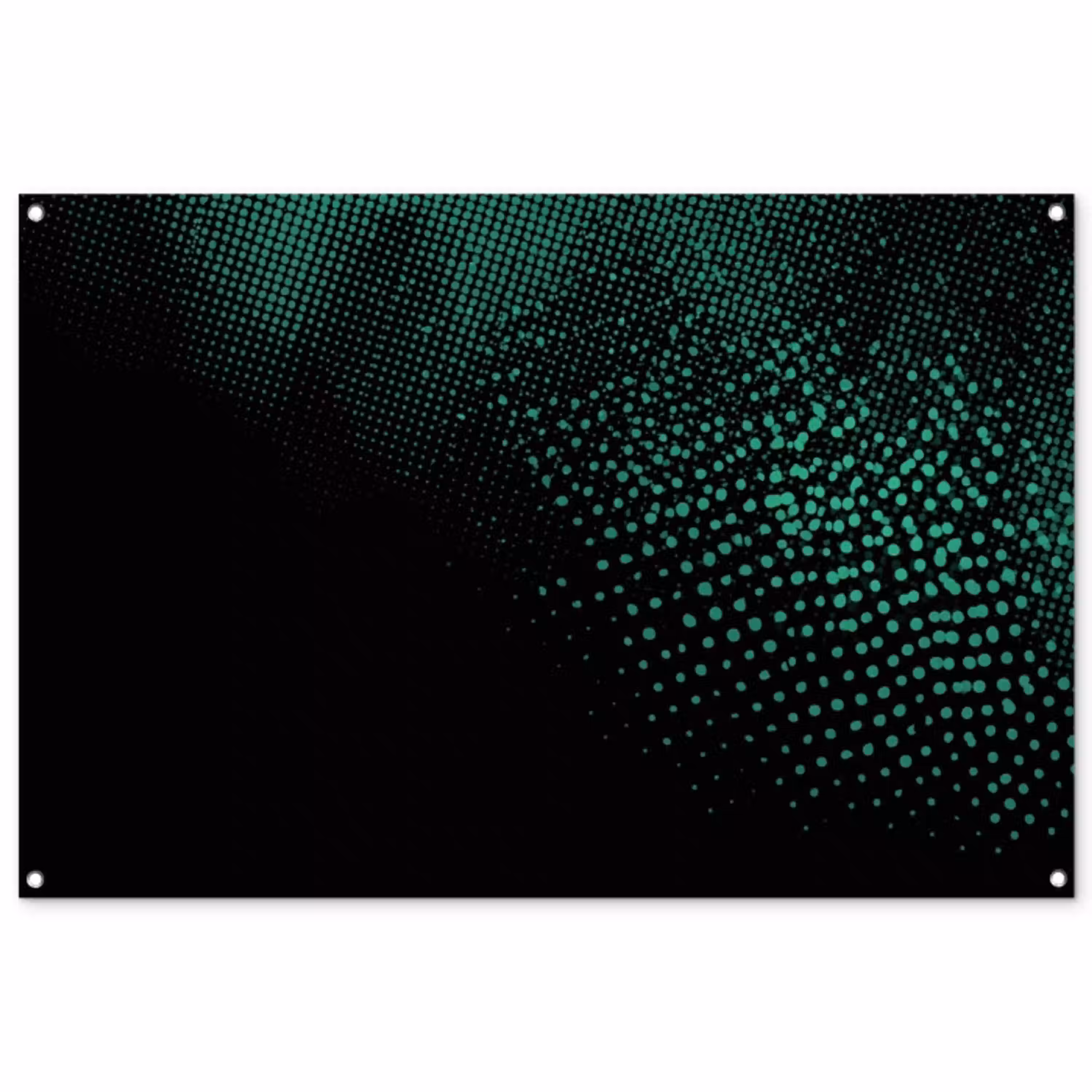 Gaming - Stippen - Groen - Vervagen tuinposter los doek groot -3d
