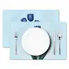 Tulpen - Blauw - Bladeren Placemat vinyl groot -zzsfeer2_Kitchenyeah-website