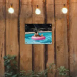 Zwemband - Capibara - Zonnebril - Water tuinposter los doek klein -sfeer1