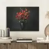 Boeket - Tulpen - Vaas - Rood PET vilt klein -sfeer1