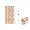 Bloemen - Hartjes - Patroon fotobehang vinyl groot 64 -3d