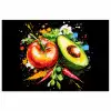 Tomaat - Avocado - Peper - Graffiti - Verf - Modern poster papier klein -3d