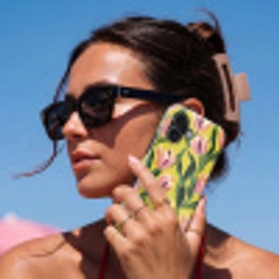 Tulpen - Botanisch - Geel Toughcase MagSafe Apple iPhone 17 klein 1017 -Sfeer2V