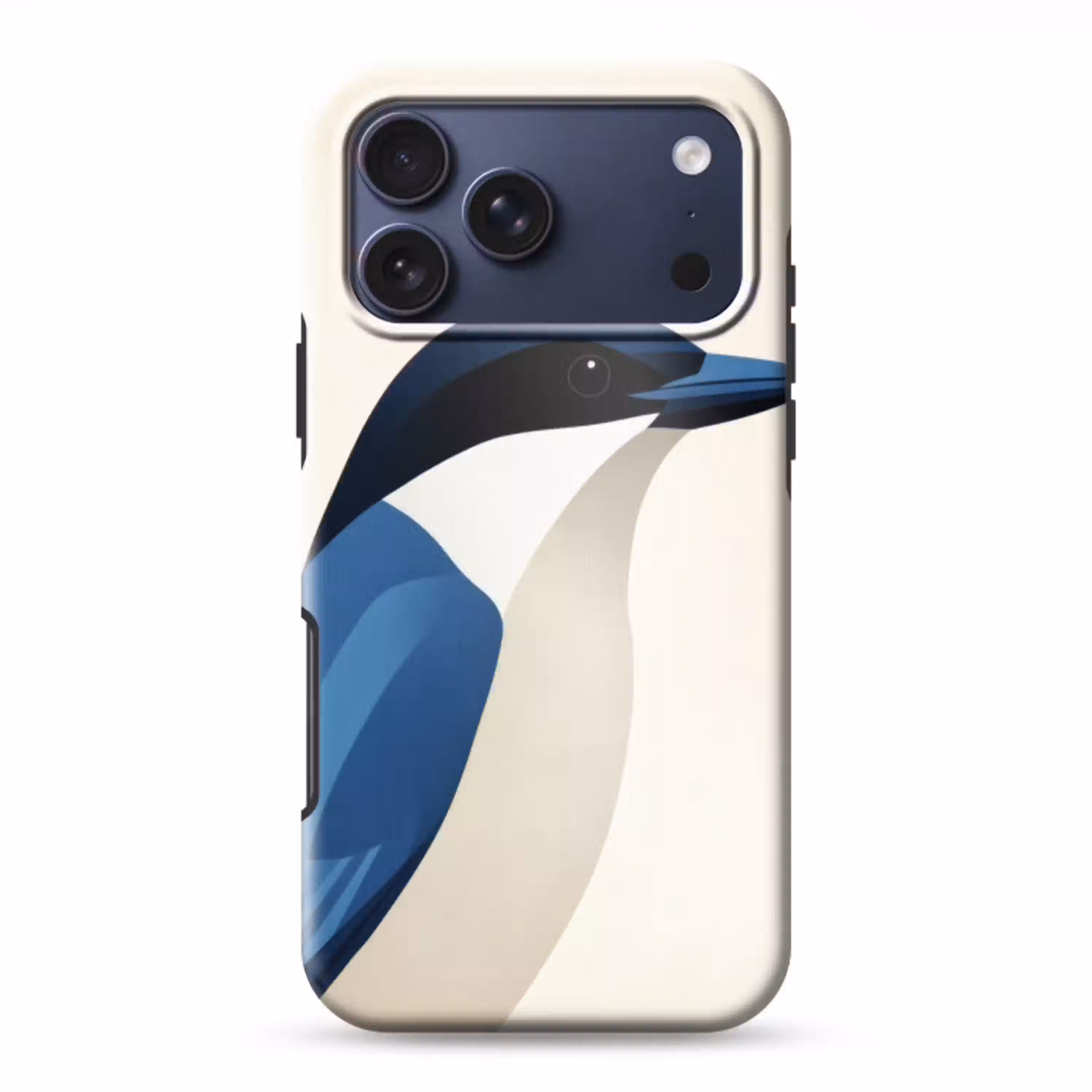 Illustratie - Blauw - Vogel Toughcase MagSafe Apple iPhone 17 Pro Max klein -3d