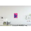 Valentijn - Tekst - Love textielposter latten blank klein -kinderkamer
