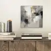 Kleurenpalet - Penseelstreken - Beige - Nevelig aluminium wit klein -sfeer1