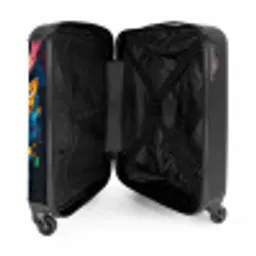 Hert met gewei in graffiti stijl NBS - Handbagage koffer - Unisex middel -binnenkant
