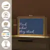 Fuck what they think - Blauw - Cursief Light Box met kabel (Tafellamp) klein -USP_websiteoverzichtNL