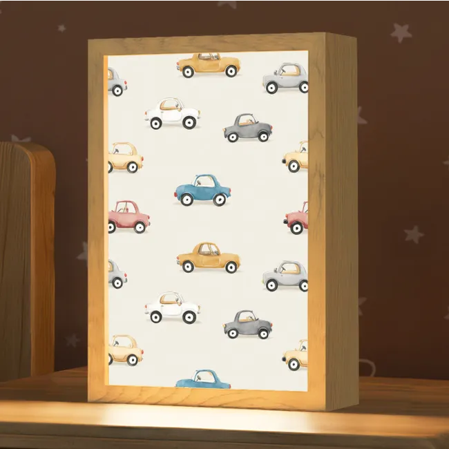 Kids’ Night Light - Colorful - Retro - Cars