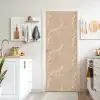 Beige - Marmer - Organisch - Wit deurposter klein 289 -sfeer5
