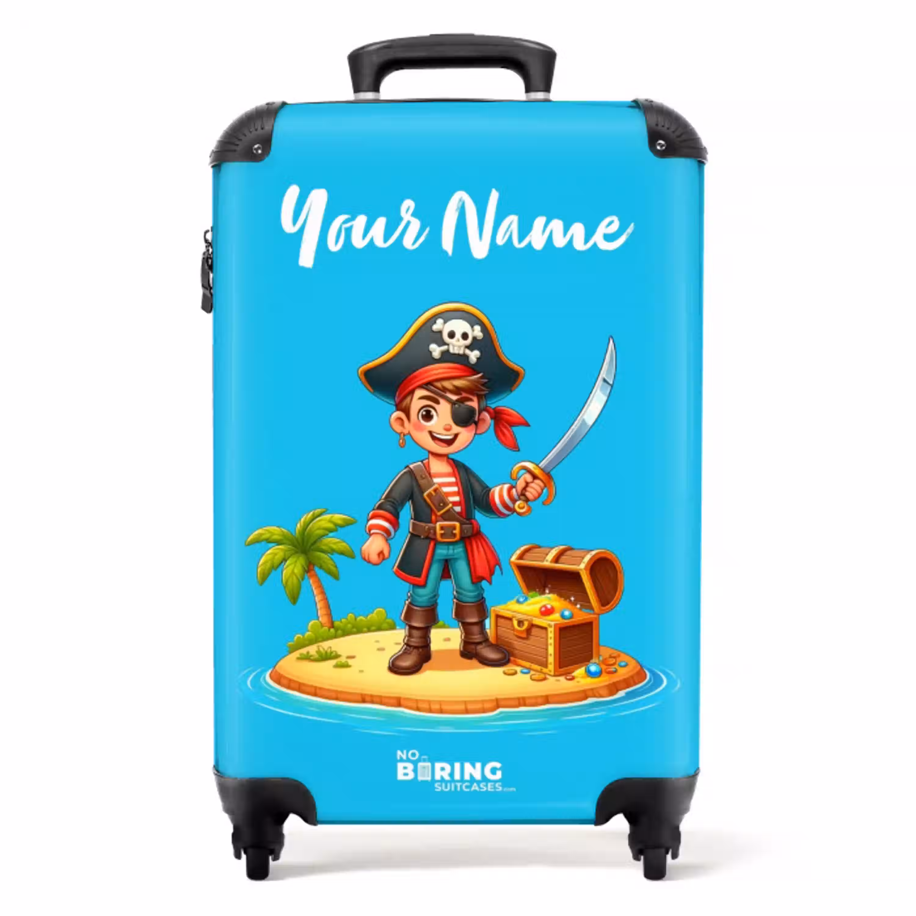 Schateiland Santiago NBS - Handbagage koffer - Kinderen Unisex middel -productfoto_recht